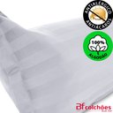 Ver imagem 4 de Kit 2 Fronhas Travesseiro de Corpo Percal 300 Fios 100% Algodão 50x130cm Bf Colchões