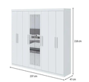 Ver imagem 2 de Gr Lopas 08 Pts Andara Soft - C/esp e C/pes Pvc Branco Lopas