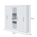 Ver imagem 2 de Gr Lopas 08 Pts Andara Soft - C/esp e C/pes Pvc Branco Lopas