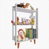 Nicho Organizador de Brinquedos para Quarto Infantil ou Brinquedoteca - Branco - 13