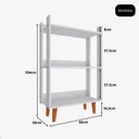 Ver imagem 3 de Nicho Organizador de Brinquedos para Quarto Infantil ou Brinquedoteca - Branco