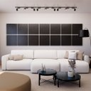 Ver imagem 1 de Painel Acústico Absorvedor Decorativo 60x60 Soft Linho Maestra Acústica:preto
