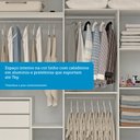 Ver imagem 6 de Guarda Roupa Casal 210,30cm 2 Portas de Correr com Espelhos 100% MDF Antúrio Espresso Móveis