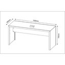 Ver imagem 4 de Escrivaninha/Mesa Escritório Multimóveis Vcr25019 Amêndoa Amêndoa