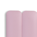 Ver imagem 4 de Cabeceira Solteiro Modulada Arredondada Cama Box Corino Rosa Bebê