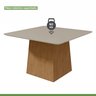 Conjunto Sala de Jantar 8 Lugares Quadrada Tampo Vidro/MDF Mesa Nevada e Cadeiras Vênus - 8