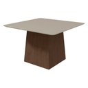 Ver imagem 3 de Conjunto Mesa Nevada 130cm Tampo MDF/Vidro 8 Cadeiras Vênus Móveis Lopas