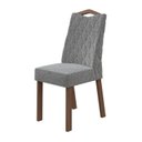 Ver imagem 4 de Conjunto Mesa Nevada 130cm Tampo MDF/Vidro 8 Cadeiras Vênus Móveis Lopas