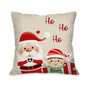 Ver imagem 2 de Kit com 4 Capas para Almofadas Natalinas Noel Boneco de Neve em Ação