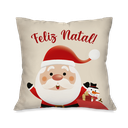Ver imagem 3 de Kit com 4 Capas para Almofadas Natalinas Noel Boneco de Neve em Ação