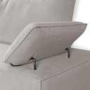 Ver mais imagens de Sofá Living Braço Articulado Deluxe 2,50m Bouclê Off White
