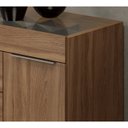 Ver imagem 6 de Cômoda Porta Joia Tampo Vidro 5 Gavetas Corrediças Telescopicas Lume Amendola Demartez