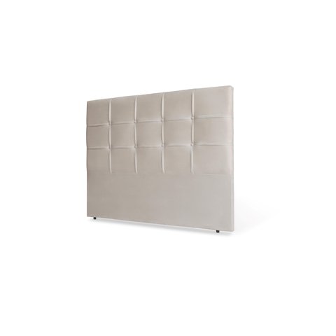 Cabeceira De Cama Box Luiza Solteiro 90cm X 106cm Couro Bege Mz Decor