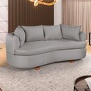 Ver imagem 2 de Sofa 4 Lugares Linho M-204 2m Living Estofados Martins