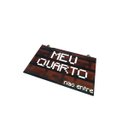 Ver imagem 2 de Kit 2 Plaquinhas decorativas para porta MCraft - Meu Quarto e Beije o Cozinheiro Reidopendrive MCRAF