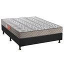 Ver imagem 1 de Cama Box Casal: Colchão Espuma D45 Paropas Pasquale + Base CRC Suede Gray(138x188)