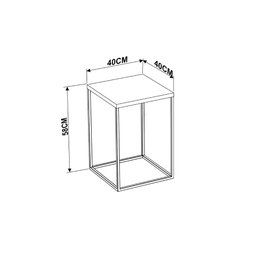 Estante Closet Industrial com 4 Gavetas - Carvalho/preto - 4