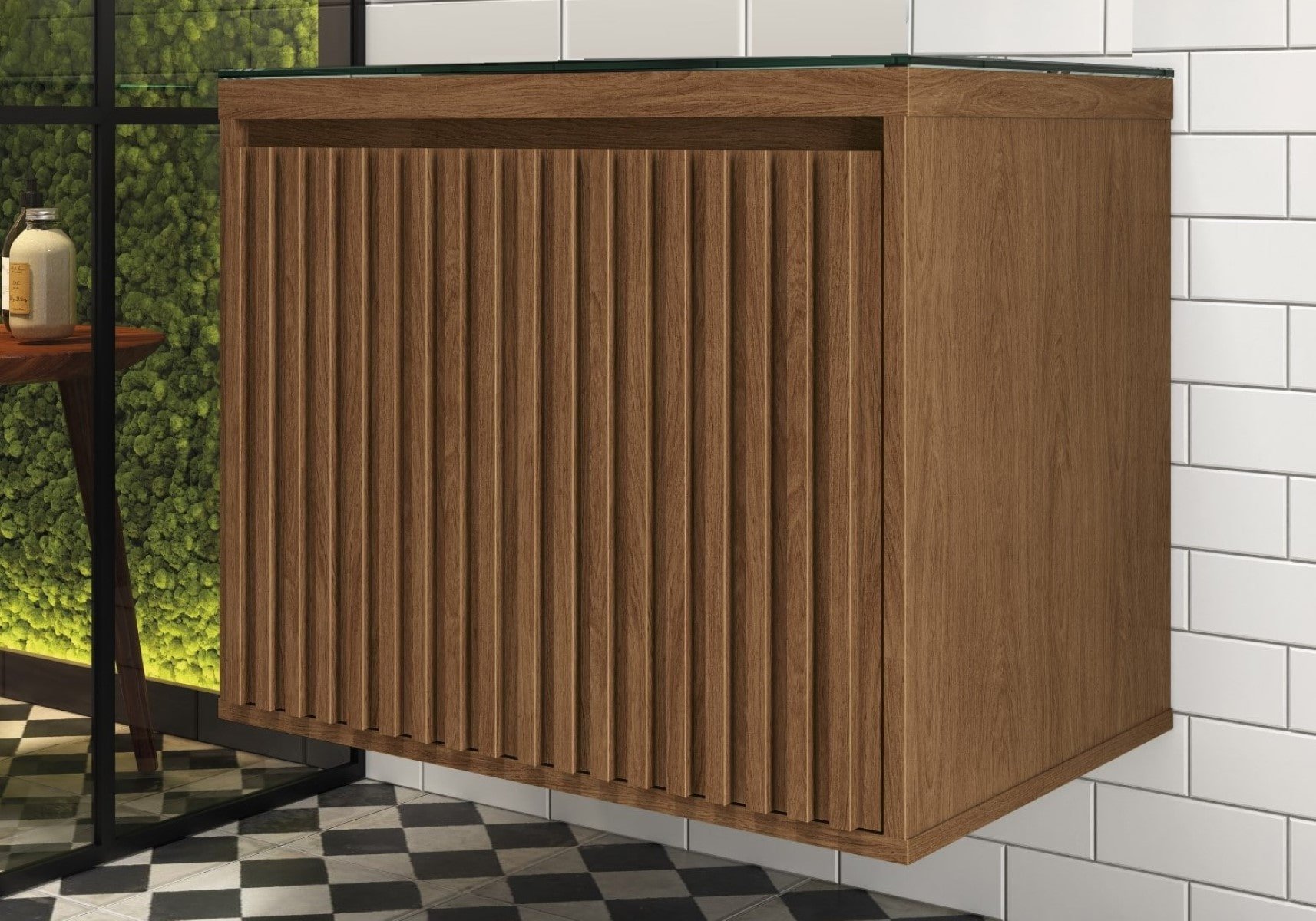 Ver imagem 3 de Gabinete Freijo Ripado 60 Sem Cuba