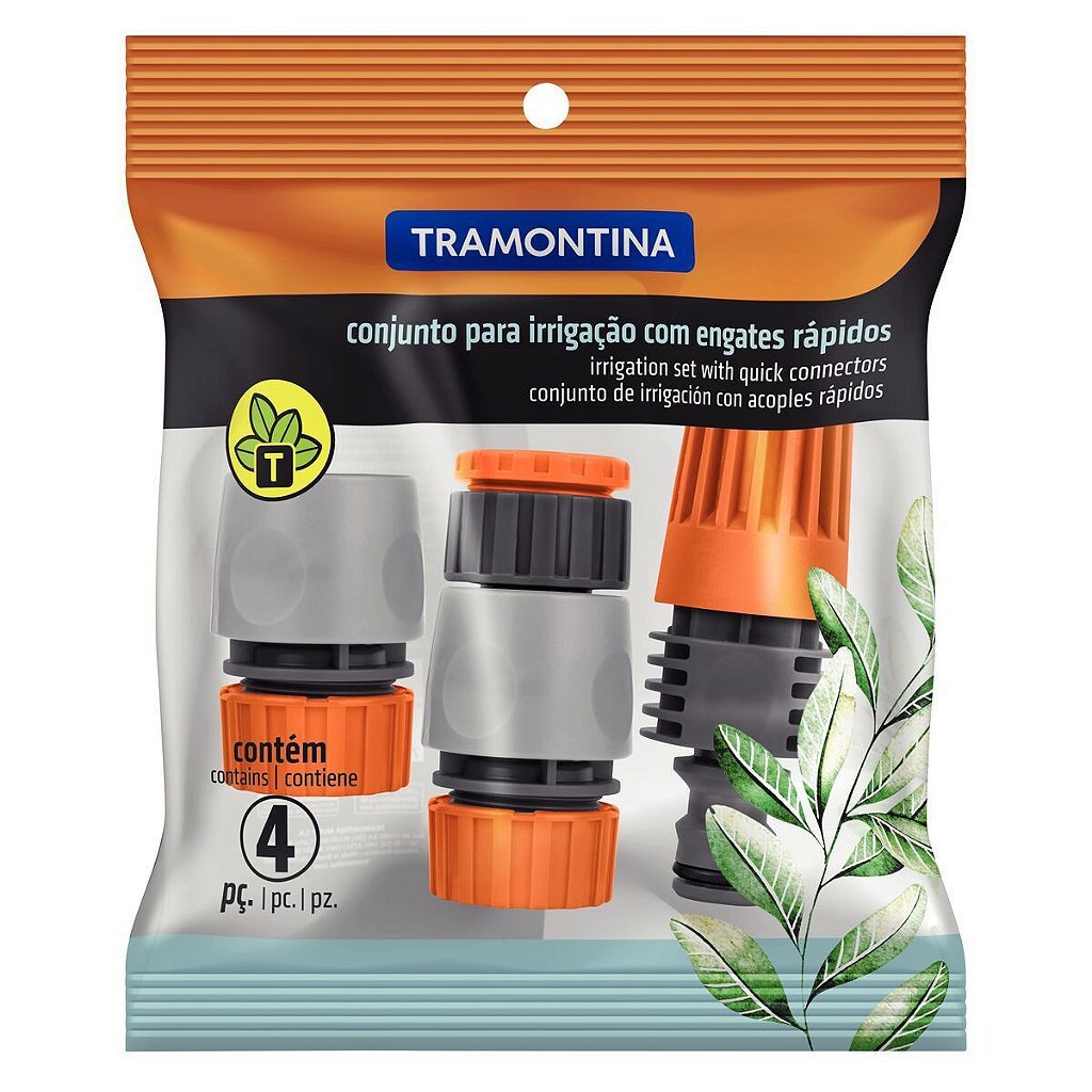 Kit Esguicho Engates Para Mangueira Irriga O Tramontina Madeiramadeira