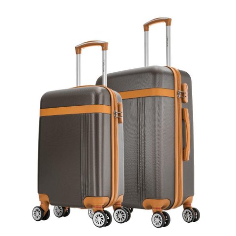 Kit de Malas de Viagem P/m Bruges Swiss Move - Marrom