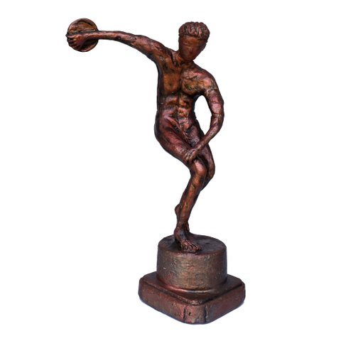 Escultura Rústica Discóbolo de Miron