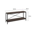 Ver imagem 4 de Rack para TV até 50 Polegadas 2 Prateleiras Industrial 120cm Active Yescasa