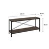 Rack para TV até 50 Polegadas 2 Prateleiras Industrial 120cm Active Yescasa - 4