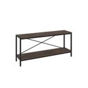 Ver imagem 3 de Rack Industrial para TV até 50 Polegadas 120cm 2 Prateleiras Active Yescasa Marrom