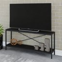 Ver imagem 6 de Rack Industrial para TV até 50 Polegadas 120cm 2 Prateleiras Active Yescasa Preto