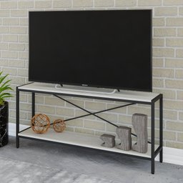 Rack para TV até 50 Polegadas 2 Prateleiras Industrial 120cm Active Yescasa - 6