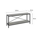 Ver imagem 4 de Rack Industrial para TV até 50 Polegadas 120cm 2 Prateleiras Active Yescasa Branco