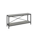 Ver imagem 3 de Rack Industrial para TV até 50 Polegadas 120cm 2 Prateleiras Active Yescasa Branco
