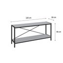 Ver imagem 4 de Rack Industrial para TV até 50 Polegadas 120cm 2 Prateleiras Industrial Active Yescasa Branco