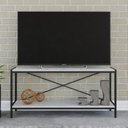 Ver imagem 1 de Rack Industrial para TV até 50 Polegadas 120cm 2 Prateleiras Active Yescasa Branco