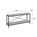 Ver imagem 4 de Rack Industrial para TV até 50 Polegadas 120cm 2 Prateleiras Active Yescasa Branco
