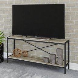 Rack para TV até 50 Polegadas 2 Prateleiras Industrial 120cm Active Yescasa - 6