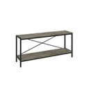 Ver imagem 3 de Rack Industrial para TV até 50 Polegadas 120cm 2 Prateleiras Active Yescasa Marrom