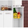 Armario Sollys Multiuso Fruteira para Cozinha Premium Estilo Moderno 2 Portas Cor Branco - 4