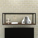 Ver imagem 1 de Nicho Aéreo Estilo Industrial 120cm Active Yescasa Marrom