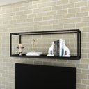 Ver imagem 7 de Nicho Aéreo Estilo Industrial 120cm Active Preto Ônix Yescasa
