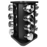 Porta Tempero Giratorio Condimentos Inox Black 16 Potes - 5