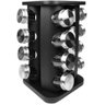 Porta Tempero Giratorio Condimentos Inox Black 16 Potes - 2