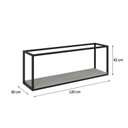 Ver imagem 4 de Nicho Aéreo Estilo Industrial 120cm Active Yescasa