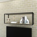 Ver imagem 6 de Nicho Aéreo Estilo Industrial 120cm Active Yescasa Marrom