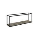 Ver imagem 3 de Nicho Aéreo Estilo Industrial 120cm Active Yescasa Marrom