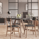 Ver imagem 3 de Cadeira de Madeira Paris Cor Castanho e Preto