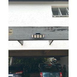 Luminária Solar com Sensor e Controle Remoto 300 Leds 5 Cabeças Placa Acoplada - 4