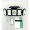 Luminária Solar com Sensor e Controle Remoto 300 Leds 5 Cabeças Placa Acoplada - 1