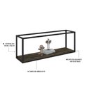 Ver imagem 5 de Nicho Aéreo Estilo Industrial 120cm Active Yescasa