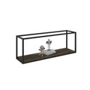 Ver imagem 2 de Nicho Aéreo Estilo Industrial 120cm Active Yescasa Marrom